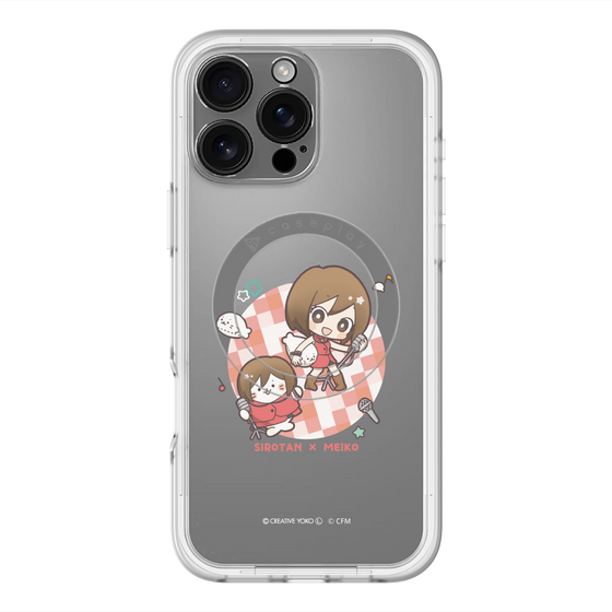 スリムプロテクションプレミアムケース with MagSafe［ しろたん×初音ミク - しろたん×MEIKO ］