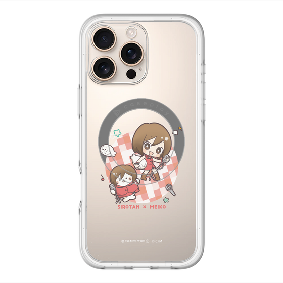 スリムプロテクションプレミアムケース with MagSafe［ しろたん×初音ミク - しろたん×MEIKO ］