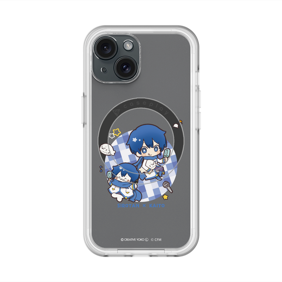 スリムプロテクションプレミアムケース with MagSafe［ しろたん×初音ミク - しろたん×KAITO ］