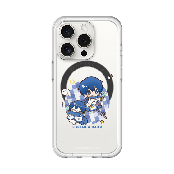 スリムプロテクションプレミアムケース with MagSafe［ しろたん×初音ミク - しろたん×KAITO ］