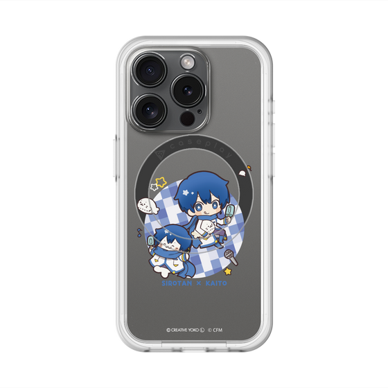 スリムプロテクションプレミアムケース with MagSafe［ しろたん×初音ミク - しろたん×KAITO ］