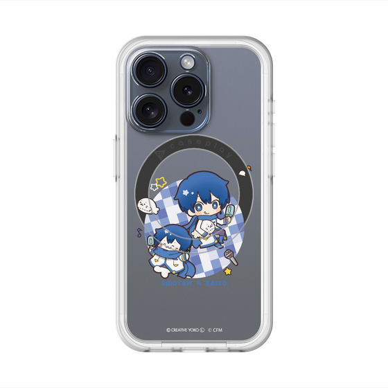 スリムプロテクションプレミアムケース with MagSafe［ しろたん×初音ミク - しろたん×KAITO ］