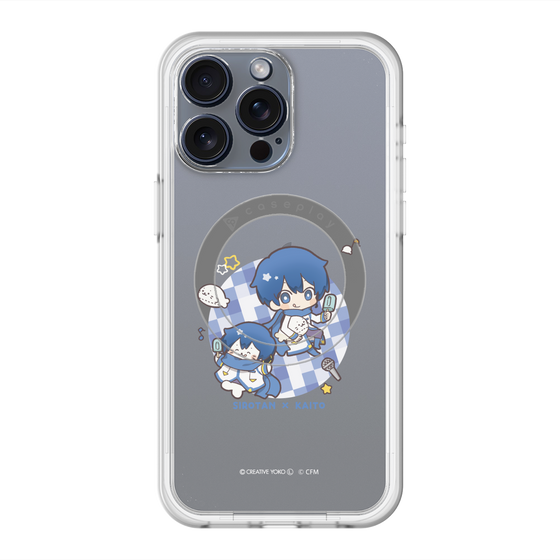 スリムプロテクションプレミアムケース with MagSafe［ しろたん×初音ミク - しろたん×KAITO ］