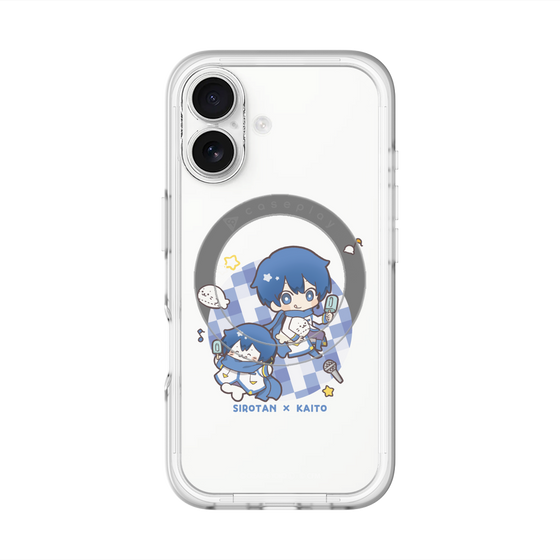 スリムプロテクションプレミアムケース with MagSafe［ しろたん×初音ミク - しろたん×KAITO ］