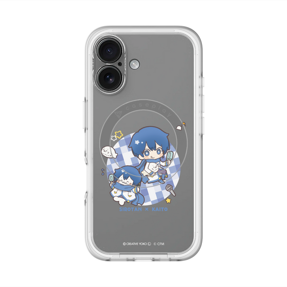 スリムプロテクションプレミアムケース with MagSafe［ しろたん×初音ミク - しろたん×KAITO ］