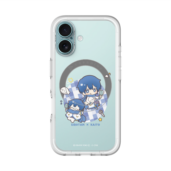 スリムプロテクションプレミアムケース with MagSafe［ しろたん×初音ミク - しろたん×KAITO ］