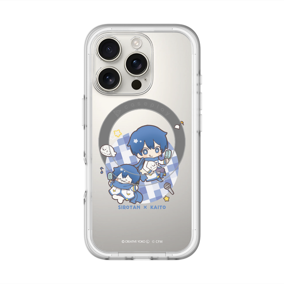 スリムプロテクションプレミアムケース with MagSafe［ しろたん×初音ミク - しろたん×KAITO ］