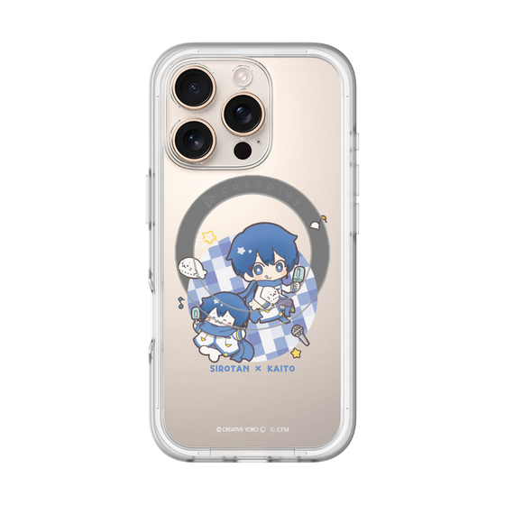 スリムプロテクションプレミアムケース with MagSafe［ しろたん×初音ミク - しろたん×KAITO ］