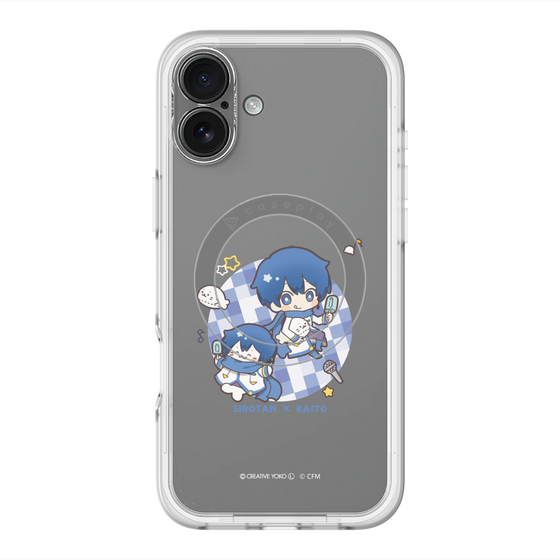 スリムプロテクションプレミアムケース with MagSafe［ しろたん×初音ミク - しろたん×KAITO ］