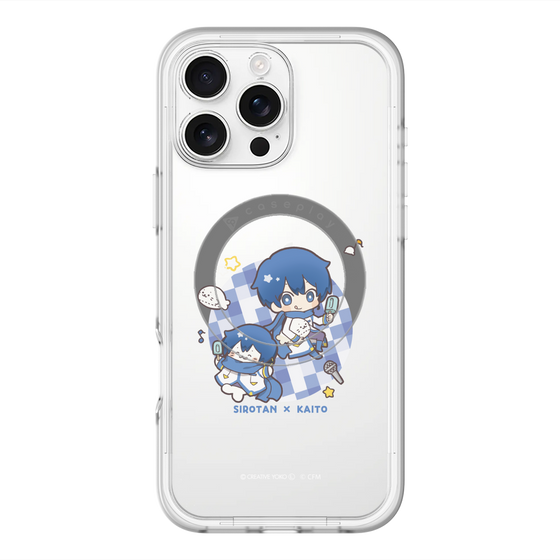 スリムプロテクションプレミアムケース with MagSafe［ しろたん×初音ミク - しろたん×KAITO ］
