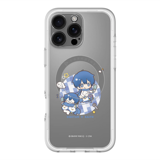 スリムプロテクションプレミアムケース with MagSafe［ しろたん×初音ミク - しろたん×KAITO ］