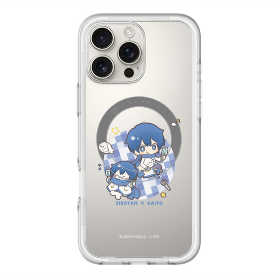 スリムプロテクションプレミアムケース with MagSafe［ しろたん×初音ミク - しろたん×KAITO ］