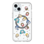 スリムプロテクションプレミアムケース with MagSafe［ しろたん×初音ミク - 総柄 - クリア ］