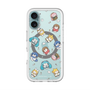 スリムプロテクションプレミアムケース with MagSafe［ しろたん×初音ミク - 総柄 - クリア ］