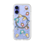スリムプロテクションプレミアムケース with MagSafe［ しろたん×初音ミク - 総柄 - クリア ］