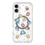 スリムプロテクションプレミアムケース with MagSafe［ しろたん×初音ミク - 総柄 - クリア ］