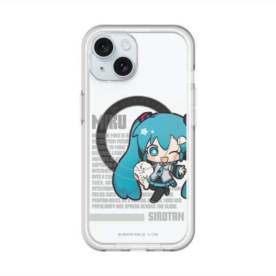 スリムプロテクションプレミアムケース with MagSafe［ しろたん×初音ミク - 初音ミク - デジタルコード ］