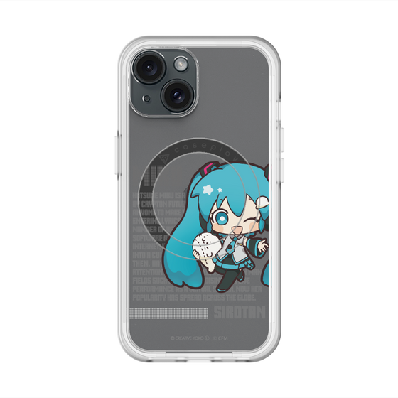 スリムプロテクションプレミアムケース with MagSafe［ しろたん×初音ミク - 初音ミク - デジタルコード ］