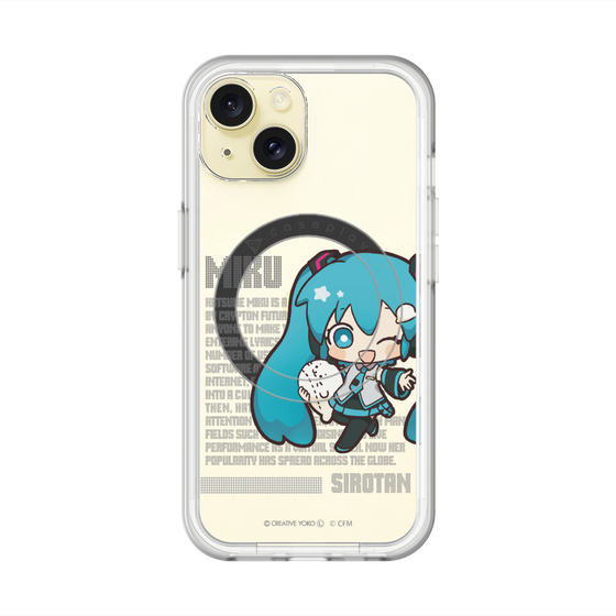 スリムプロテクションプレミアムケース with MagSafe［ しろたん×初音ミク - 初音ミク - デジタルコード ］
