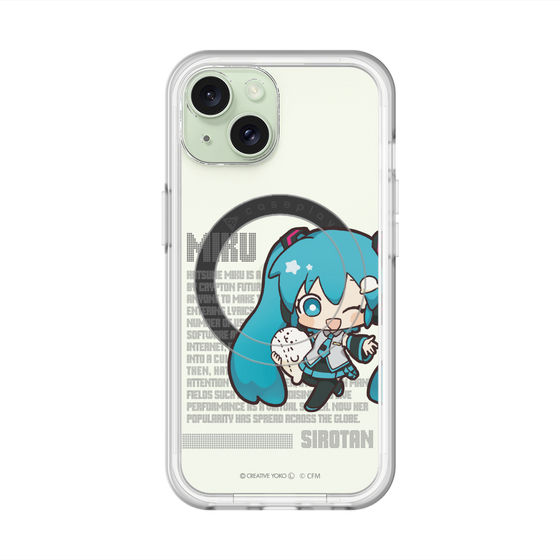 スリムプロテクションプレミアムケース with MagSafe［ しろたん×初音ミク - 初音ミク - デジタルコード ］