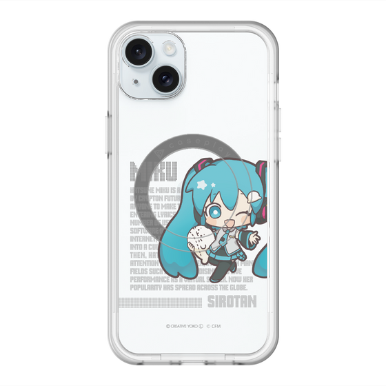 スリムプロテクションプレミアムケース with MagSafe［ しろたん×初音ミク - 初音ミク - デジタルコード ］
