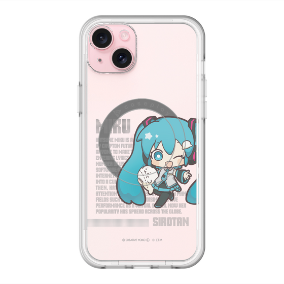 スリムプロテクションプレミアムケース with MagSafe［ しろたん×初音ミク - 初音ミク - デジタルコード ］