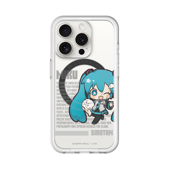 スリムプロテクションプレミアムケース with MagSafe［ しろたん×初音ミク - 初音ミク - デジタルコード ］