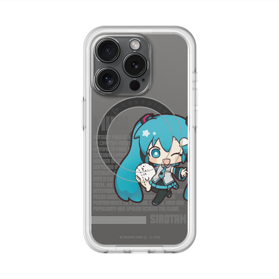 スリムプロテクションプレミアムケース with MagSafe［ しろたん×初音ミク - 初音ミク - デジタルコード ］