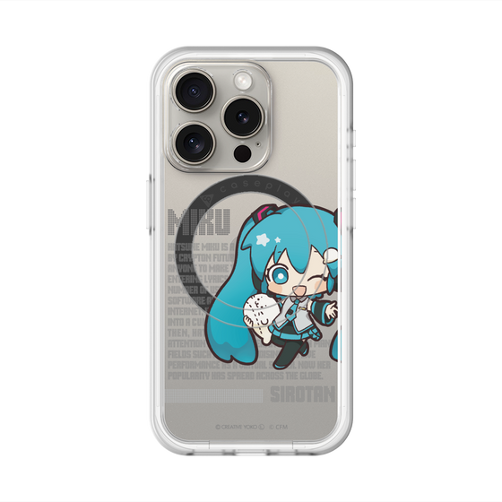 スリムプロテクションプレミアムケース with MagSafe［ しろたん×初音ミク - 初音ミク - デジタルコード ］
