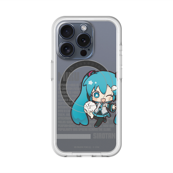スリムプロテクションプレミアムケース with MagSafe［ しろたん×初音ミク - 初音ミク - デジタルコード ］