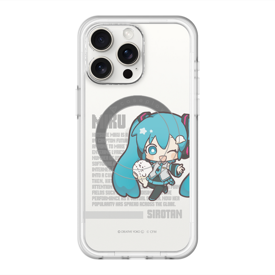 スリムプロテクションプレミアムケース with MagSafe［ しろたん×初音ミク - 初音ミク - デジタルコード ］