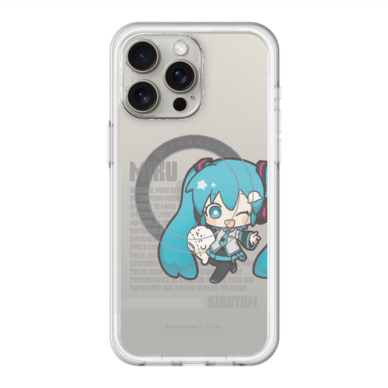 スリムプロテクションプレミアムケース with MagSafe［ しろたん×初音ミク - 初音ミク - デジタルコード ］