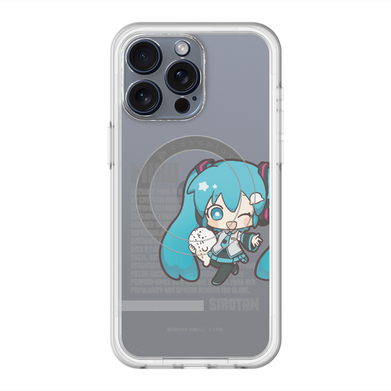 スリムプロテクションプレミアムケース with MagSafe［ しろたん×初音ミク - 初音ミク - デジタルコード ］