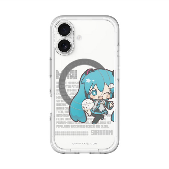 スリムプロテクションプレミアムケース with MagSafe［ しろたん×初音ミク - 初音ミク - デジタルコード ］