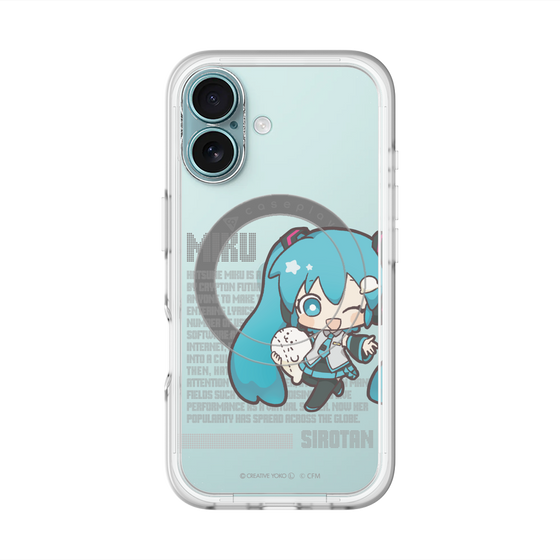 スリムプロテクションプレミアムケース with MagSafe［ しろたん×初音ミク - 初音ミク - デジタルコード ］