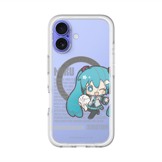 スリムプロテクションプレミアムケース with MagSafe［ しろたん×初音ミク - 初音ミク - デジタルコード ］