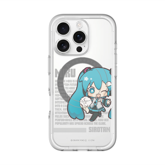 スリムプロテクションプレミアムケース with MagSafe［ しろたん×初音ミク - 初音ミク - デジタルコード ］