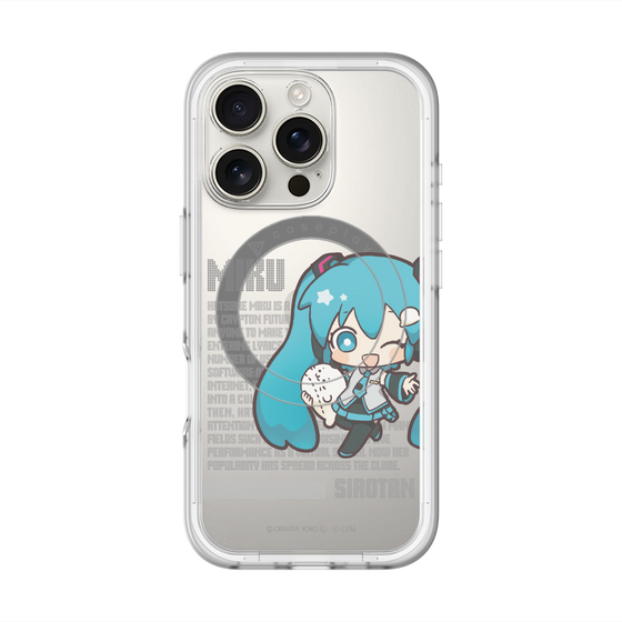 スリムプロテクションプレミアムケース with MagSafe［ しろたん×初音ミク - 初音ミク - デジタルコード ］