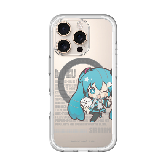 スリムプロテクションプレミアムケース with MagSafe［ しろたん×初音ミク - 初音ミク - デジタルコード ］