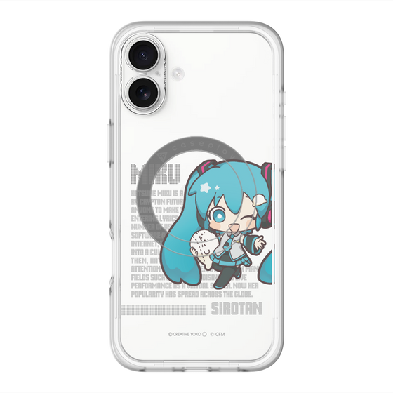 スリムプロテクションプレミアムケース with MagSafe［ しろたん×初音ミク - 初音ミク - デジタルコード ］