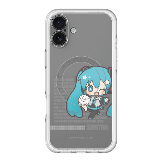 スリムプロテクションプレミアムケース with MagSafe［ しろたん×初音ミク - 初音ミク - デジタルコード ］