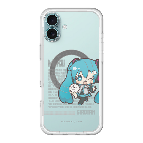 スリムプロテクションプレミアムケース with MagSafe［ しろたん×初音ミク - 初音ミク - デジタルコード ］