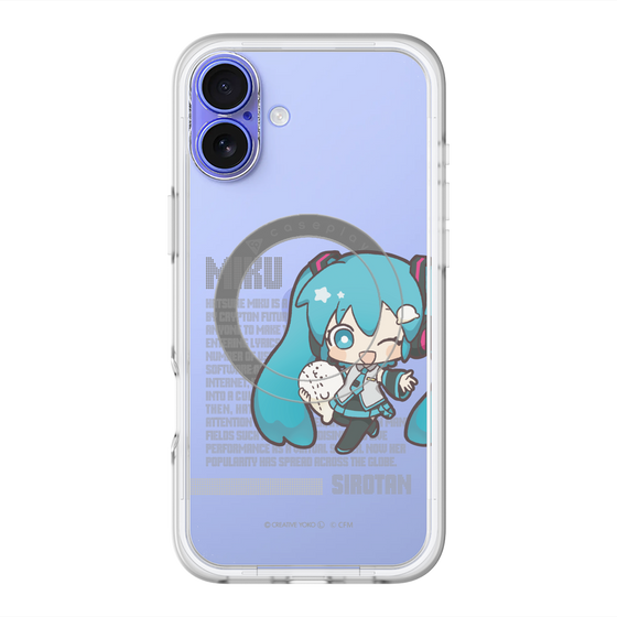 スリムプロテクションプレミアムケース with MagSafe［ しろたん×初音ミク - 初音ミク - デジタルコード ］