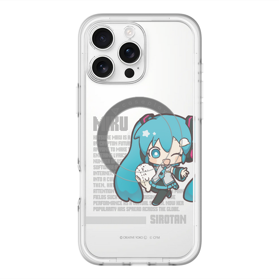 スリムプロテクションプレミアムケース with MagSafe［ しろたん×初音ミク - 初音ミク - デジタルコード ］