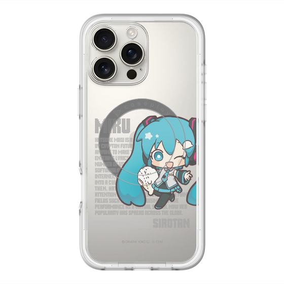 スリムプロテクションプレミアムケース with MagSafe［ しろたん×初音ミク - 初音ミク - デジタルコード ］