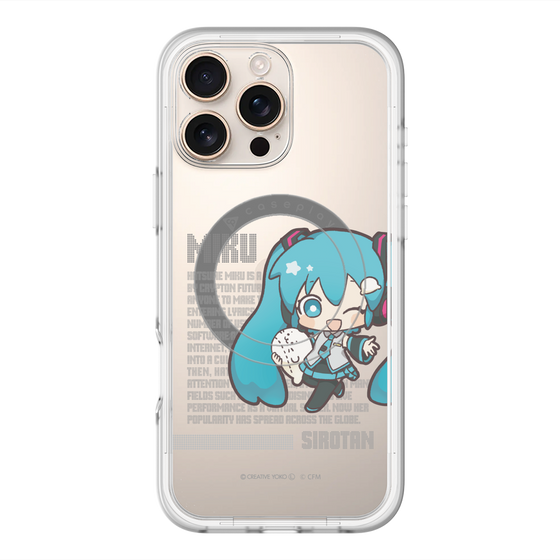 スリムプロテクションプレミアムケース with MagSafe［ しろたん×初音ミク - 初音ミク - デジタルコード ］