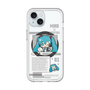 スリムプロテクションプレミアムケース with MagSafe［ しろたん×初音ミク - 初音ミク - インフォグラフィック ］