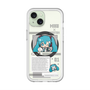 スリムプロテクションプレミアムケース with MagSafe［ しろたん×初音ミク - 初音ミク - インフォグラフィック ］