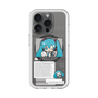 スリムプロテクションプレミアムケース with MagSafe［ しろたん×初音ミク - 初音ミク - インフォグラフィック ］