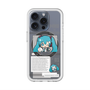 スリムプロテクションプレミアムケース with MagSafe［ しろたん×初音ミク - 初音ミク - インフォグラフィック ］